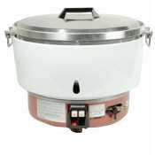 Rice Cooker, Natural Gas, 50 Cup Capacity, Removable Cover, Keeps Rice Up To 6 Hours, Flame Failure
