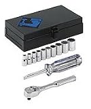 Armstrong 15-230 12pc 1/4 Drive 12pt Fractional Ratchet/Socket Set