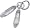 Ballet Shoes Charm, Sterling Silver