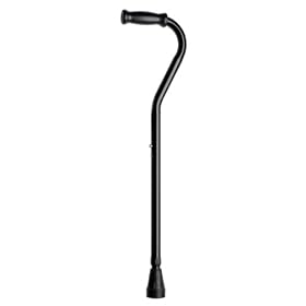 Medline Bariatric Cane with Offset Handle, Black