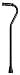 HealthPersonalCare: Small picture for Medline Bariatric Cane with Offset Handle, Black