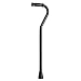 Medline Bariatric Cane with Offset Handle, Black