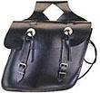 Slanted Motorcycle Leather Saddlebags Plain SD4014