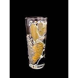 Bride s Heirloom Design - Hand Painted - Collectible Shooter Glass - 1.5 oz.
