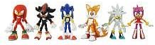 Sonic the Hedgehog Modern Exclusive Action Figure Tails, Knuckles, Sonic, Amy, Shadow Silver by Jazwares Toys