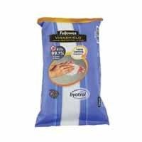 : FELLOWES VIRASHIELD HAND PROT WIPES 40PK