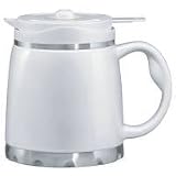 Thermal Ceramic Carafe - White