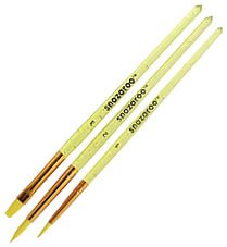 Snazaroo Face Paint Set of 3 Face Painting Brushes
