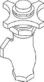 Tools & Hardware : Central Brass 0333-1/2 Self-Closing Angle Stop 4-Arm Handle, Chrome