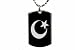 Islam Muslim Dogtag Pendant Necklace w/Chain and Giftbox