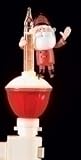 Pack of 6 Santa Rudolph The Red-Nosed Reindeer Bubble Light Night Lights
