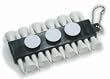GOGO Black Tee Holder w/ Ball Marker and Tee's (Price/ 1 set), Golf Accessories