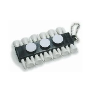 GOGO™ Golf Black Tee Holder w  Ball Marker and Tee's (Price  1 set), Golf Accessories by 