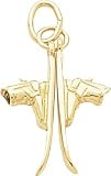 Skiing Charm by Rembrandt Charms