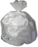 ^High Density Black and Clear Liners - Clear, 6 Microns, 15 gallon Min.Order is 1 CS ( 1,000 Each / Case; )