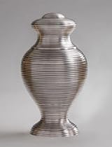 The Osiris Antique Silver Urn 7"
