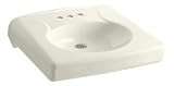 Kohler K-1997-4N-96 Brenham Wall-Mount Overflow Biscuit