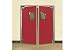 Tools & Hardware : 8'0' X 8'0' Twin Panel Medium Duty Red Impact Door