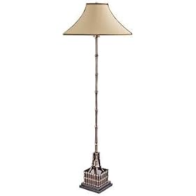 Pompano Bamboo Style Outdoorable® Shade Floor Lamp