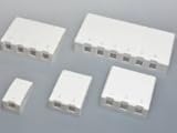日本製線　Cat6A用4ポートローゼットボックスキット（深型、シールド用）　NSBOX4L-6A-SKIT※2個入り