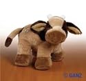 Webkinz Plush Stuffed Animal Brown Cow