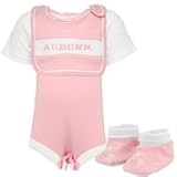 Nike Auburn Tigers Pink Infant Girls Three Piece Gift Set (9 Months)