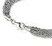 7 Rolo Oval 9-row Solid Sterling Silver Bracelet