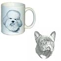 French Bulldog Coffee Mug, Porcelain by Rosalinde (11 oz.)