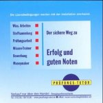 Der sichere Weg zu Erfolg und guten Noten, 1 CD-ROM Wissenschaftliches Arbeiten, Stoffsammlung, Prüfungsarbeit, Wissen-Trainer, Bewerbung, Moneymaker