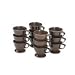 Plastic Cup Holders for SLO806A Plastic Liners, Walnut Color, 12/Box SLO68RWA