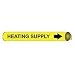 Precoiled And Strap-On Pipe Marker - Heating Supply Precoiled And Strap-On Pipe Marker - Heating Supply