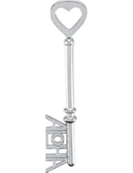 Aloha is the Key® Pendant 14K Gold White 85499