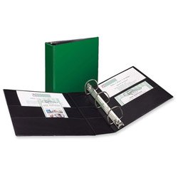 Avery Durable Binder with 3-Inch EZ-Turn Ring, Green (27653)