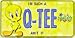 Tweety Bird Q-TEE License Plate Image