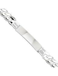 Sterling Silver ID Curb Link Bracelet