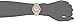 Anne Klein Women's 10/9344RGLP Crystal-Accented Watch with White Ceramic Band