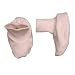 Under the Nile Organic Cotton Newborn Booties (Pink)