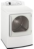 GE DPGT650EHWW 27 Electric Dryer with 7.1 cu. ft. Capacity (White on White)