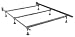 Twin/full Nautilus Heavy Duty or Waterbed Frame