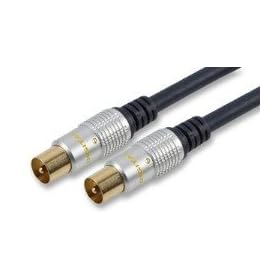 5m TV Aerial Lead M-M Gold Plated Connectors High Quality Cable By CABLES 4 ALL