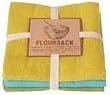 Now Designs Set of 3 Floursack Towels, Turquoise Series