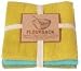 Now Designs Set of 3 Floursack Towels, Turquoise Series