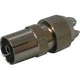 Male Coaxial Plugs (Twin Blister Packed) (5 pack)