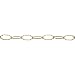 Campbell 0713217 Hobby/Craft Cathedral Chain on Reel, Brass Plated, #32 Trade, 0.105" Diameter, 66' Length, 35 lbs Load Capacity