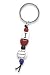 Sporting Goods : I Love Volleyball Beaded Key Chain