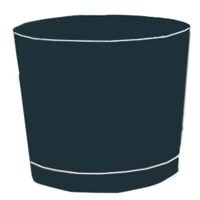 12"HI GLS PLANTER FULL DEPTH S