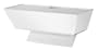 Healthy Shelf Multifold (M-fold) Paper Towel Dispenser, White Contemporary