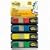 3M Post-it(R) Smaller-Size Flags, Standard Colors, Pack Of 4 Colors