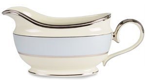 Lenox Blue Frost Platinum Sauce Boat