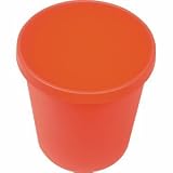 helit Papierkorb/H6105825 Ø 310mm, H 320mm rot Inh.18 l